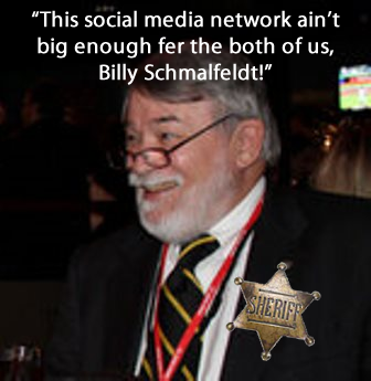 William J. J. Hoge, Sheriff of Twitter Town
