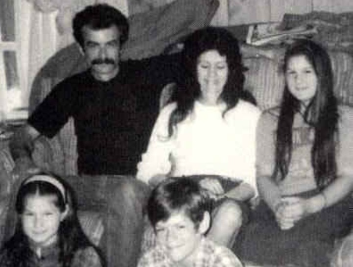 Randy Weaver and his family