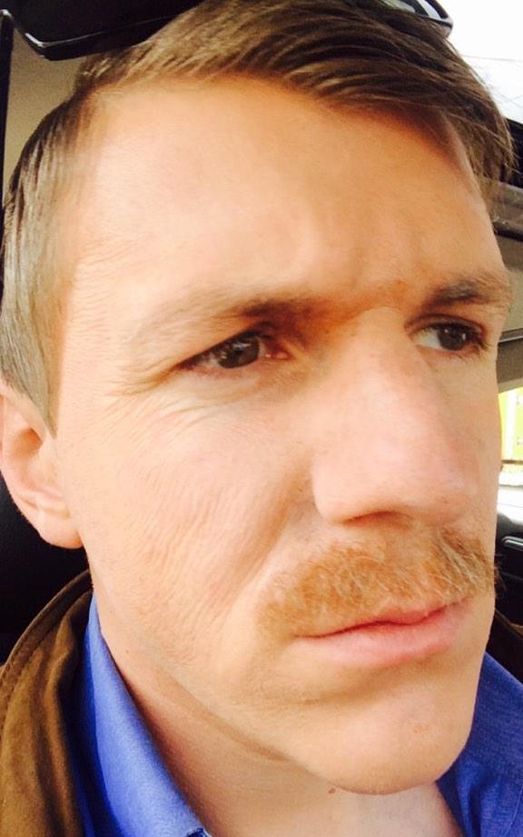 No, James, the mustache does not render you incognito