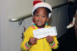 child boarding pass