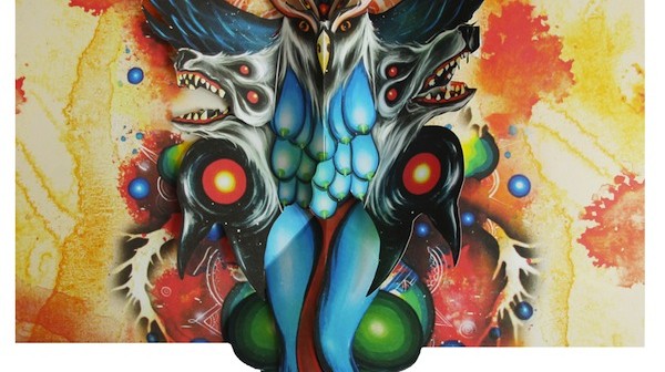 Pop-Up Book Features Surreal 3-D Creations Of Street, Comic Artists SKINNER's Morrigan Lupus from The Pop Up Art Book