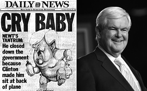 Gingrich cry
