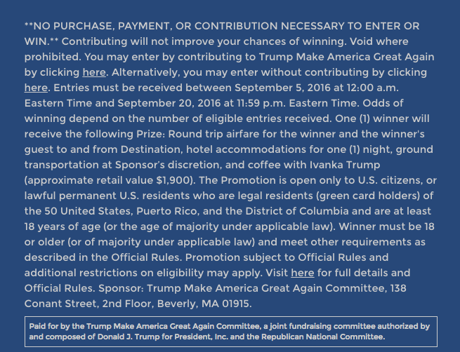 Coffee With Ivanka No Purchase Required