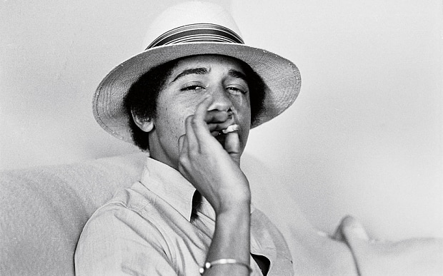 HOLY GOD! THIS YOUNG, "ONE OF THEM" IS HITTING ON A DOOB AND HE WANTS TO BE PRESIDENT?