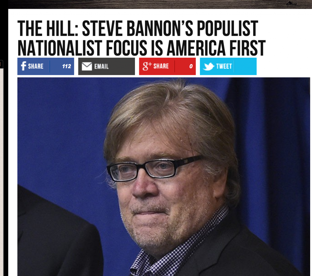 See? "Populist". And racism is quite "popular" these days.