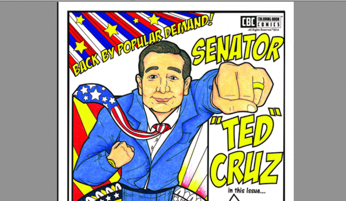 Ted Cruz comic book released on Veterans Day proclaims Ted a superhero
