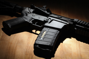 AR-15 closeup
