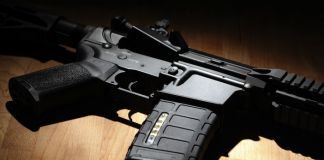 AR-15 closeup