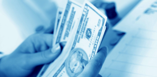 hands holding money