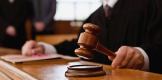 Judge Striking Gavel