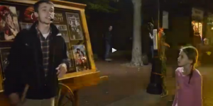 Girl Tells Street Preacher To Shut Up And Quit Ruining Halloween