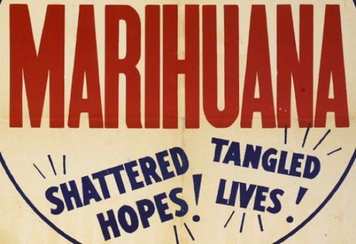 marijuana propaganda poster