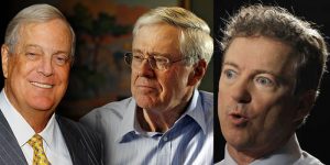 Rand Paul Kissing Koch Brothers’ Asses: ‘Libertarianism’ In A Nutshell