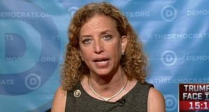 Wasserman Schultz bood off stage