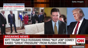 Trump Tells Rooskies Firing “Nut Job” Comey Takes Pressure Off Him