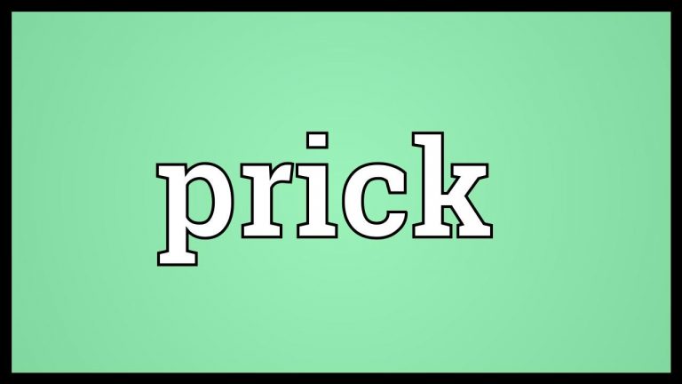 The President is a Prick!