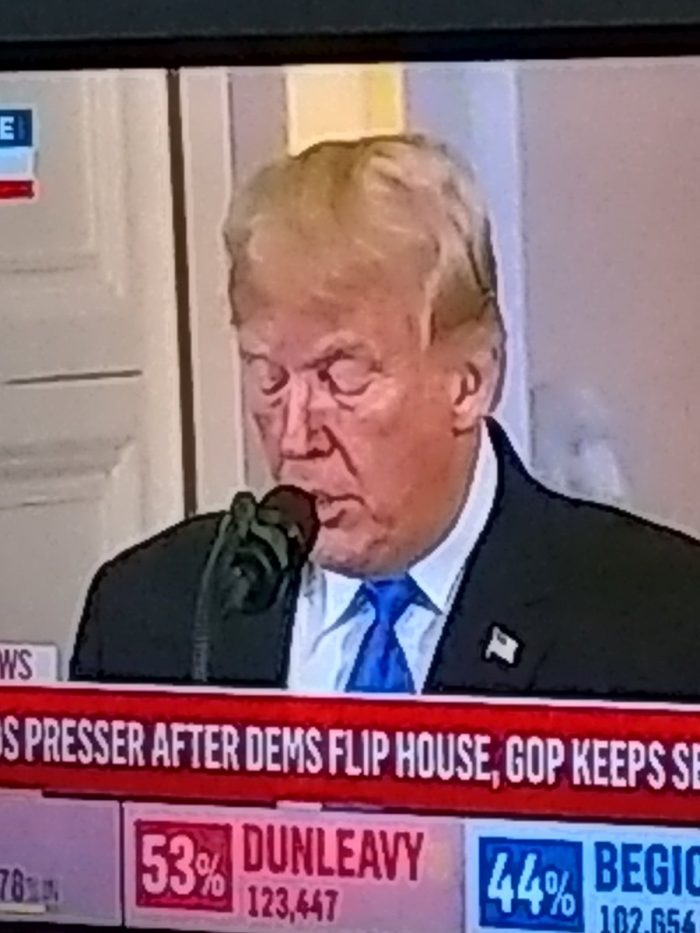 Visibly Sick Old Man Yells at Media